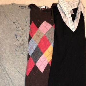 Three sweater set